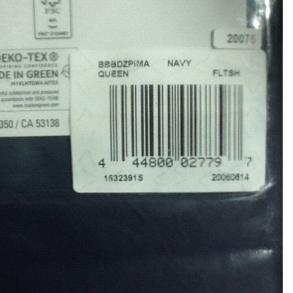 Wamsutta Bedding Dark Blue Wamsutta Dream Zone 725 Tc 0 Cotton Oversized Queen Flat Sheet